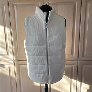 White Puffer Vest